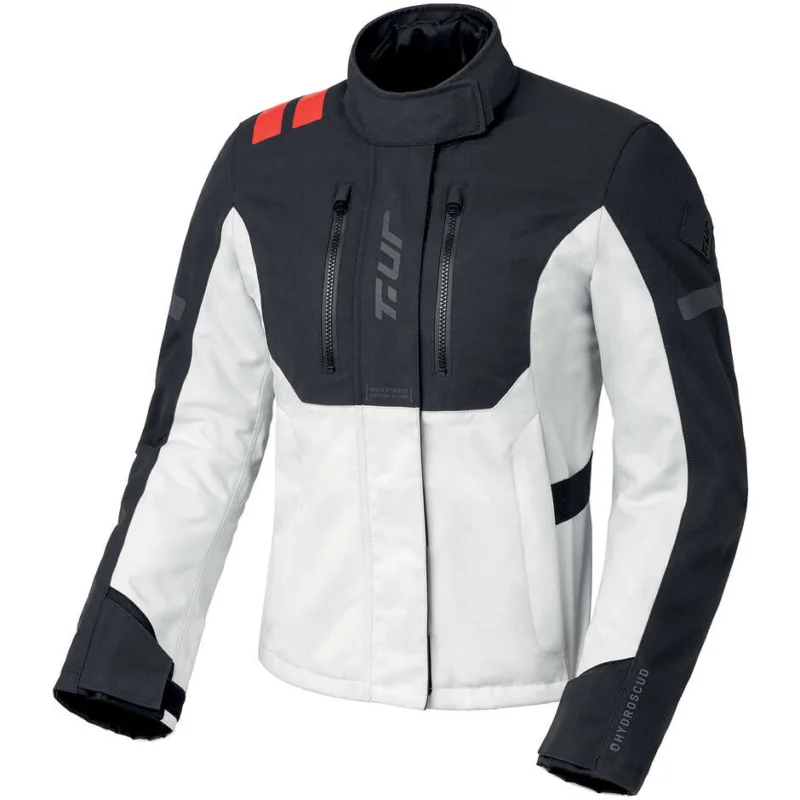 Occasione Giubbotto Moto Donna Laminata T-UR T8144W OVERCAST HYDROSCUD LADY Nero Ghiaccio
