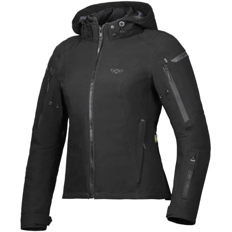 Offerta Giubbotto Moto Donna Laminato Ixon BURNING LADY Nero