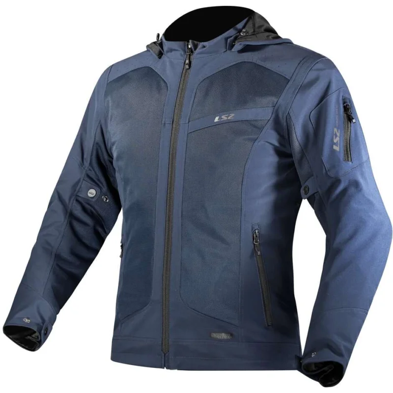 Giubbotto Moto Donna LS2 BOLTON AIR LADY Blu Scuro Must-Have