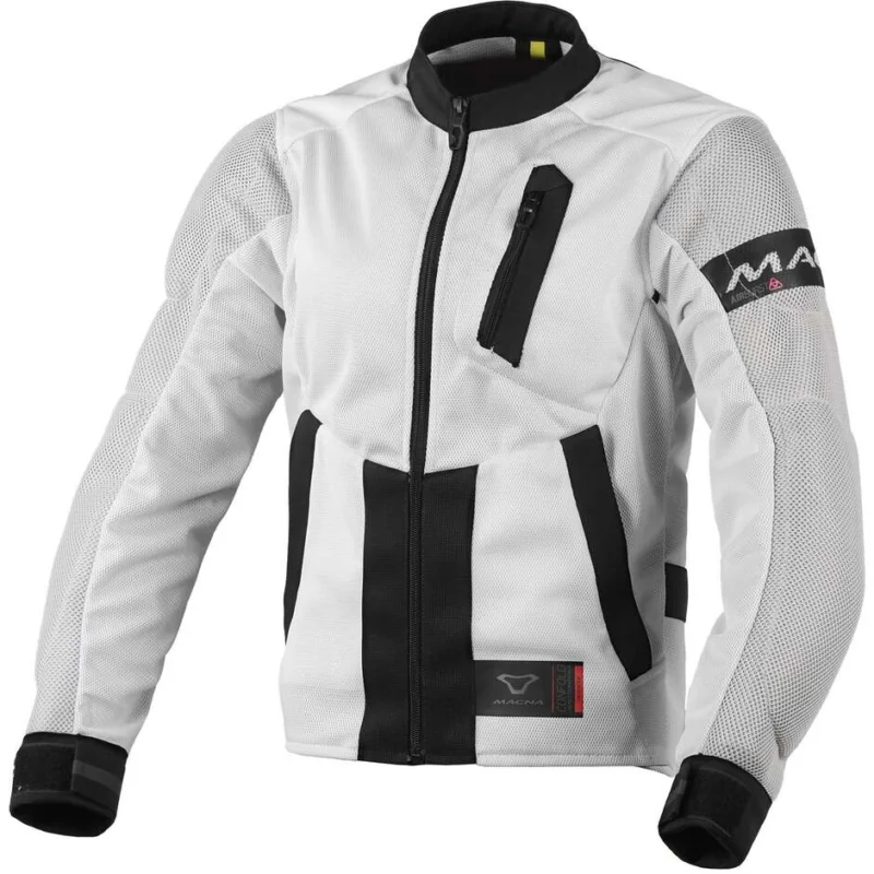 Offerta Speciale Giubbotto Moto Donna Macna Torida Grigio chiaro