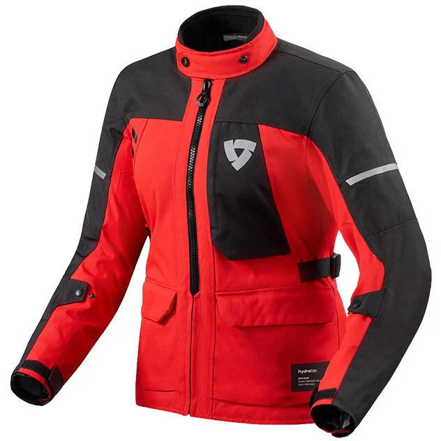 Spedizione Gratuita Giubbotto Moto Donna Rev'it Convergent H2O Ladies Rosso Nero