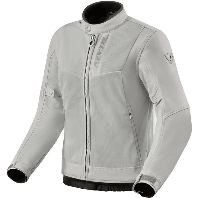 Economico Giubbotto Moto Donna Rev'it Highcrest H2O Ladies Argento
