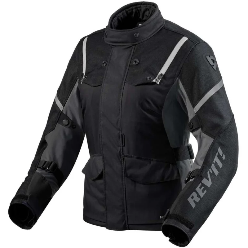 Giubbotto Moto Donna Rev'it Horizon 3 H2O Ladies Nero Bianco Professionale