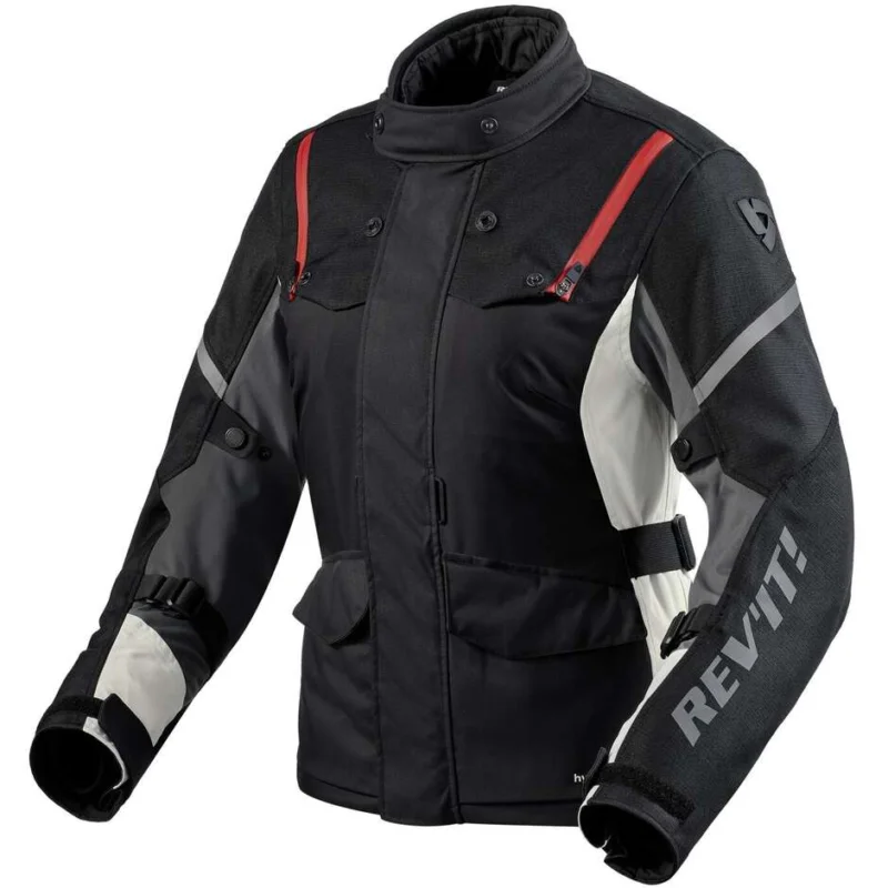 Reso Gratuito Giubbotto Moto Donna Rev'it Horizon 3 H2O Ladies Nero Rosso