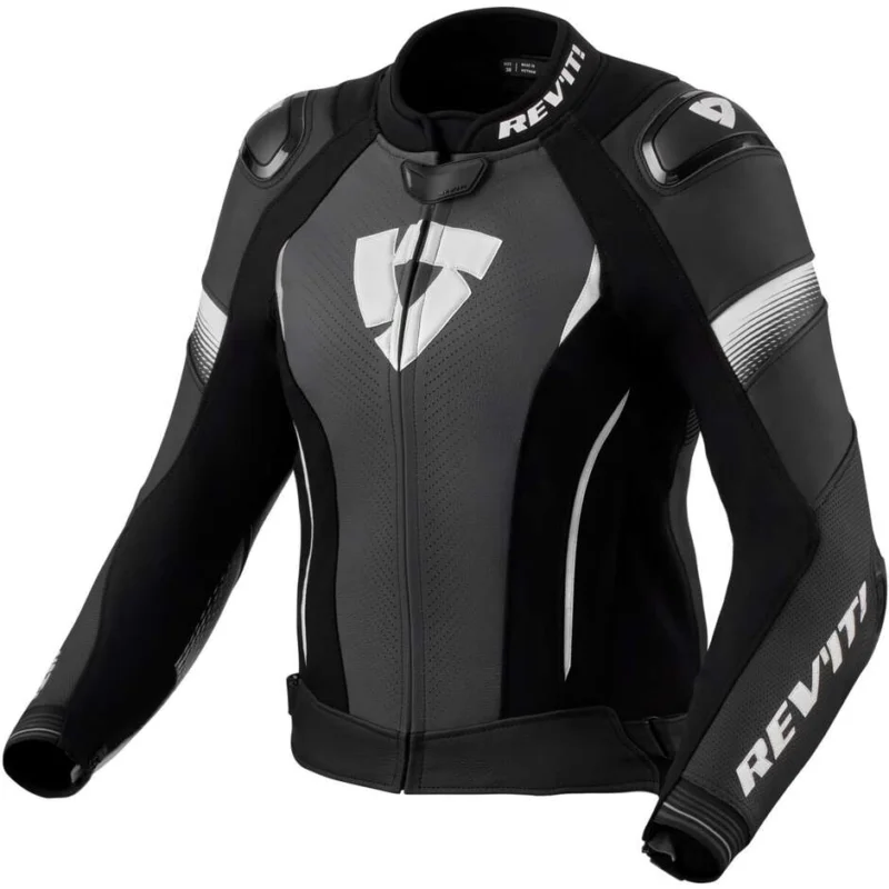 Giubbotto Moto DonnaRev'it XENA 4 PRO Ladies Nero Bianco Prezzo Scontato