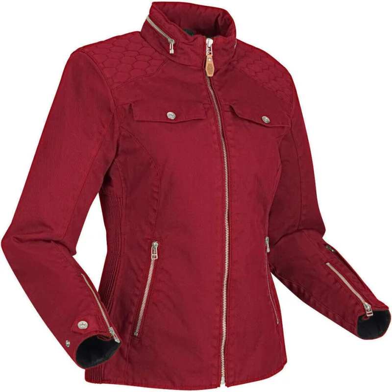Offerta Limitata Giubbotto Moto Donna Segura LADY BAHIA Rosso