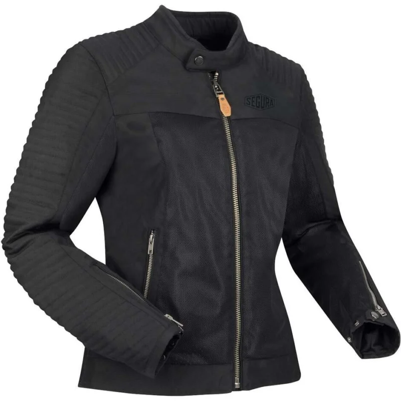 Prezzo Scontato Giubbotto Moto Donna Segura LADY DIKINSON Nero
