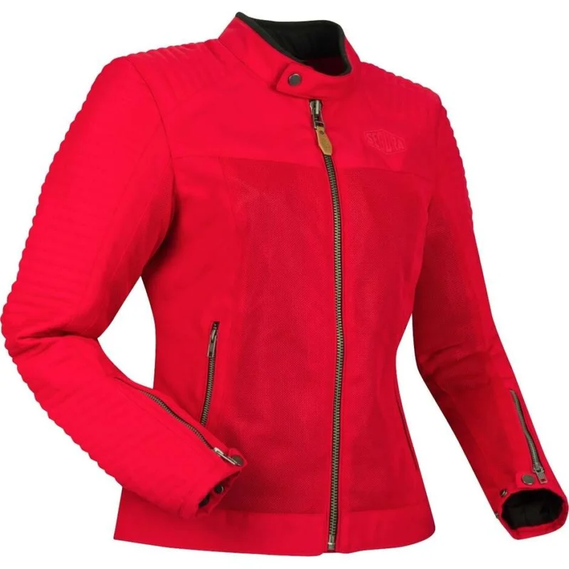 Sconto Giubbotto Moto Donna Segura LADY DIKINSON Rosso