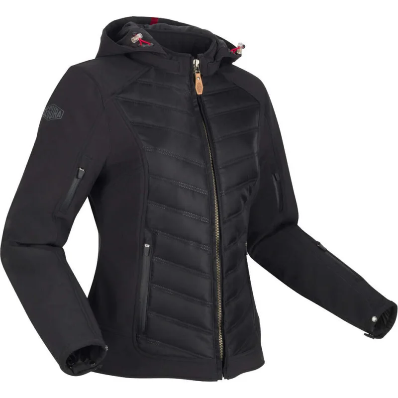 Più Venduto Giubbotto Moto Donna Segura LADY NATCHO 2 Nero Rosso