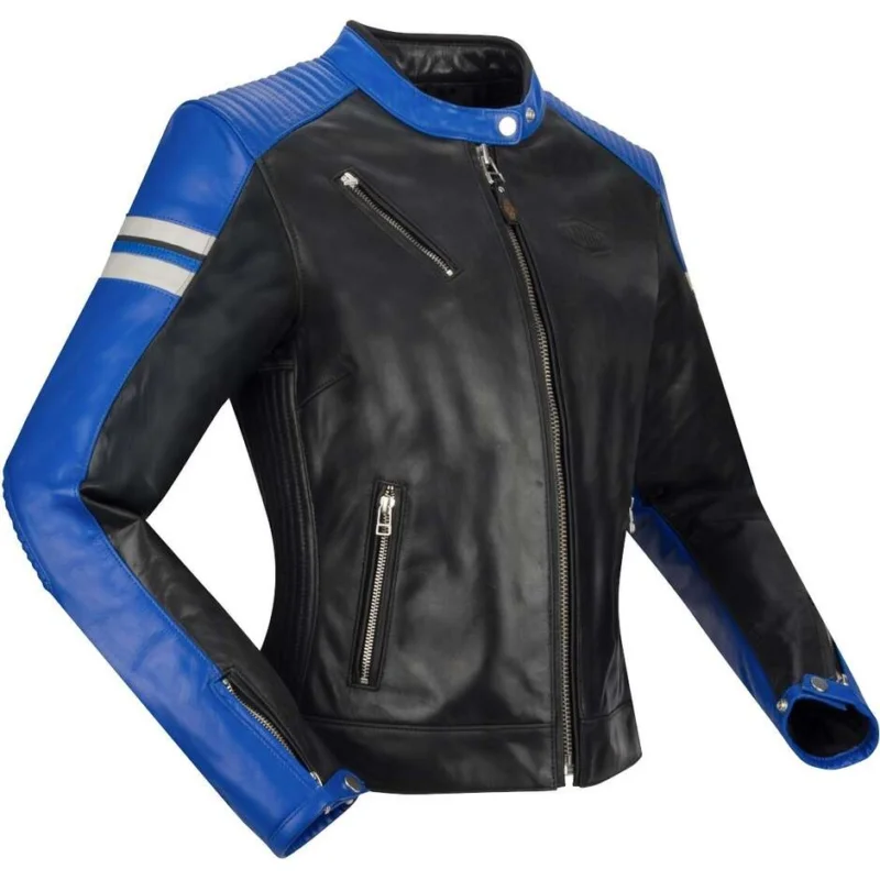 Bestseller Giubbotto Moto Donna Segura LADY ROMEO Nero Blu