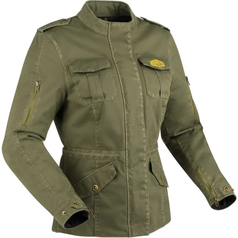 Economico Giubbotto Moto Donna Segura LADY TABATA Kaki