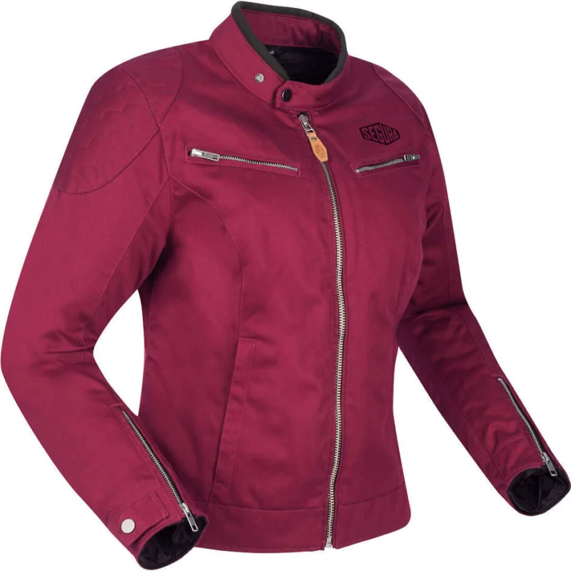 Giubbotto Moto Donna Segura LADY TINA Burgundy Ultima Occasione