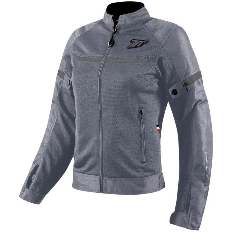 Ultimissimo Modello Giubbotto Moto Donna Seventy Degrees SD-JR30.2 MOJAVE Grigio Ghiaccio