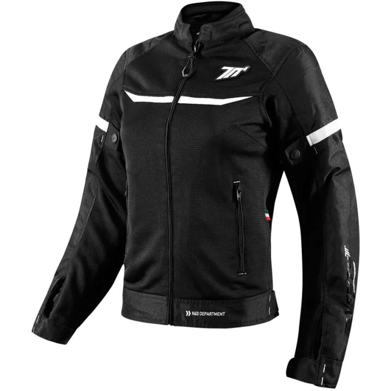 Miglior Prezzo Giubbotto Moto Donna Seventy Degrees SD-JR30.2 MOJAVE Nero Bianco