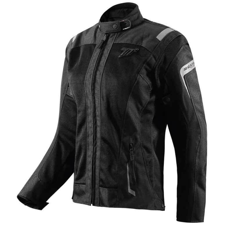 Prezzo Ridotto Giubbotto Moto Donna Seventy Degrees SD-JT68 SAHARA Nero