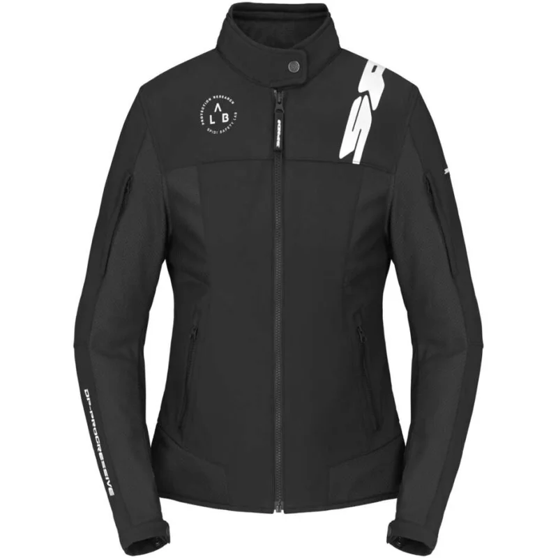 Giubbotto Moto Donna Spidi CORSA TEX LADY Nero Bianco Popolare