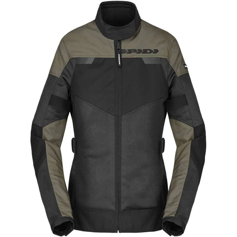 Spedizione Gratuita Giubbotto Moto Donna Spidi TOUR NET LADY Militare