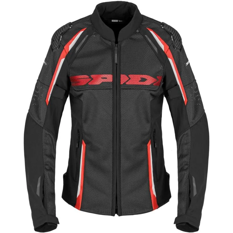 Giubbotto Moto Donna Tessuto Spidi RACE WARRIOR 2 NET LADY Rosso Novità