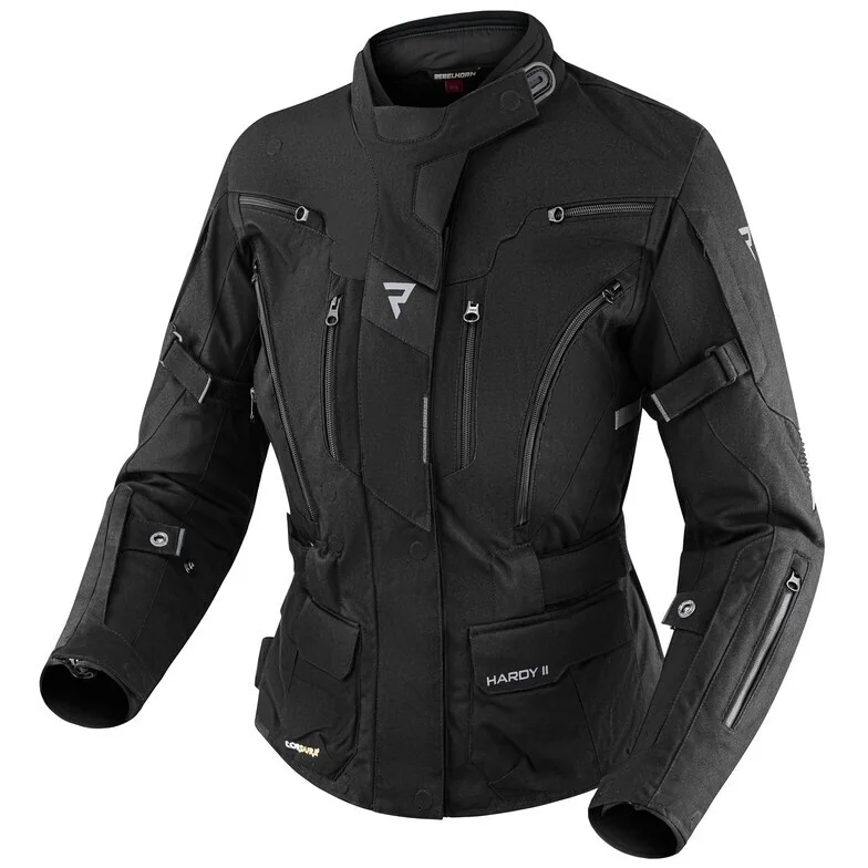 Di Tendenza Giubbotto Moto Donna Touring Rebelhorn HARDY II Lady Nero