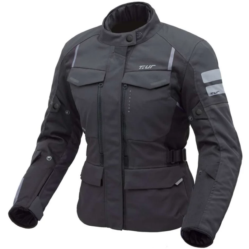 Ultima Occasione Giubbotto Moto Donna T-UR T8127W LAPLAND HYDROSCUD LADY Antracite Nero