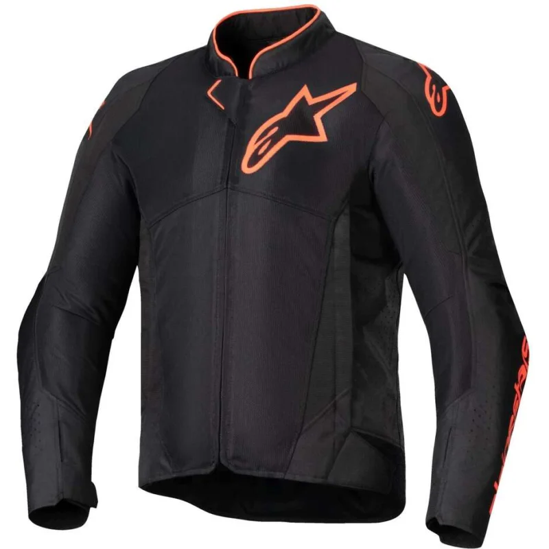 Occasione Giubbotto Moto Estivo Alpinestars VIPER AIR V4 Nero Rosso Fluo