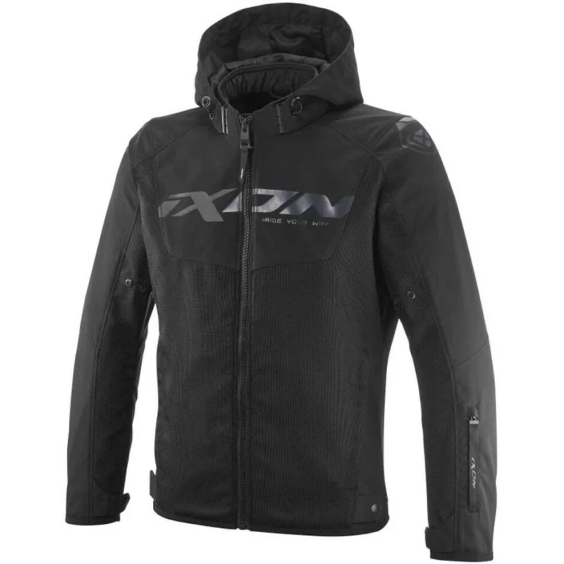Super Prezzo Giubbotto Moto Estivo Ixon FIERCE Nero