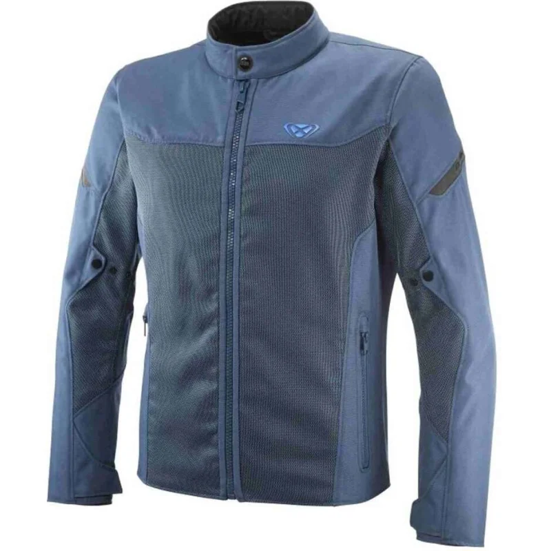 Giubbotto Moto Estivo Ixon FRESH SLIM Blu Più Venduto