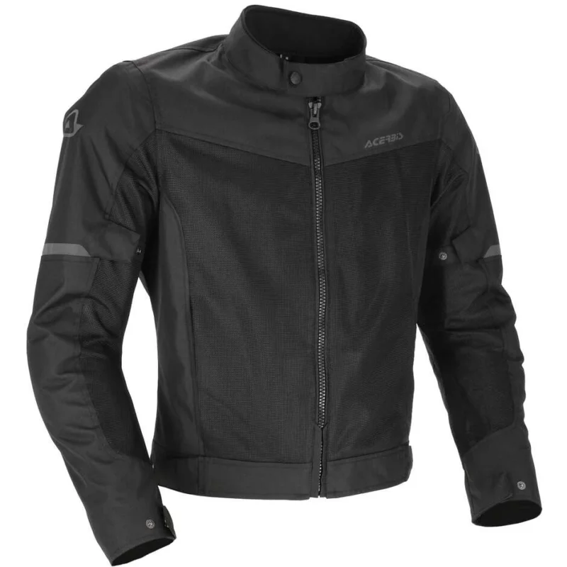 Giubbotto Moto Estivo Traforato Acerbis New RAMSEY My Vented 2.0 CE Nero Novità