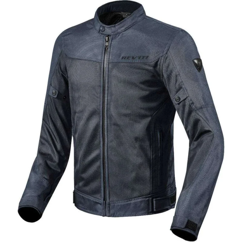 Giubbotto Moto Estivo Traforato In Tessuto Rev'it ECLIPSE Dark Blu Novità