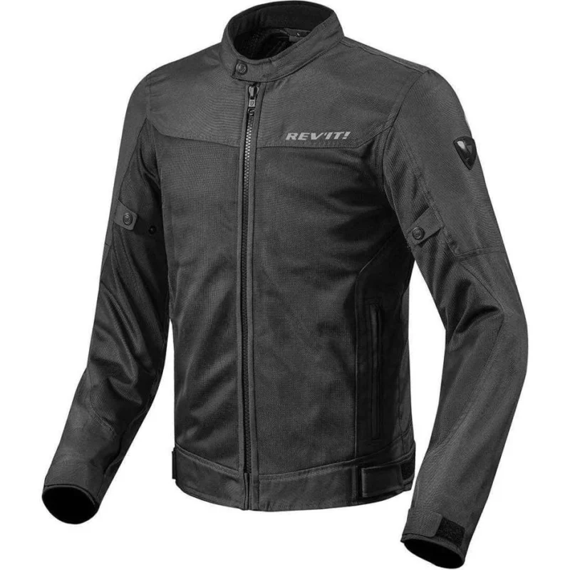 Giubbotto Moto Estivo Traforato In Tessuto Rev'it ECLIPSE Nero Ordina Subito