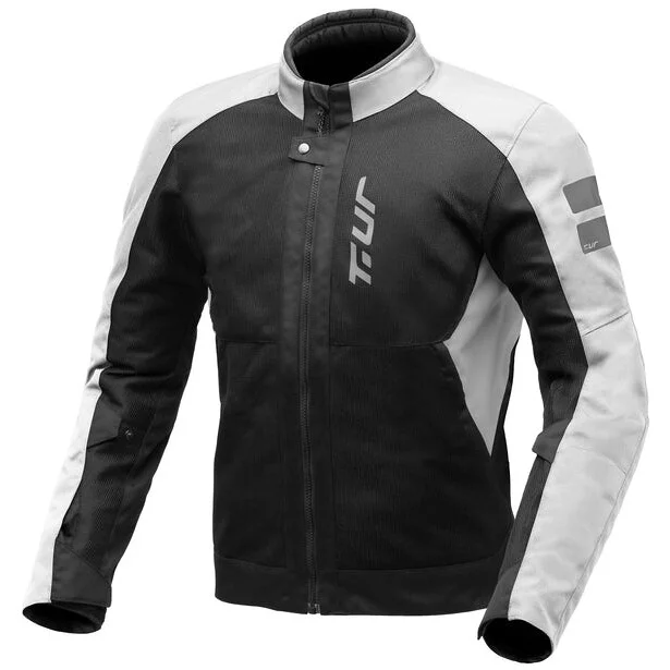 Affare Giubbotto Moto Estivo T-UR SIENA Ghiaccio Nero