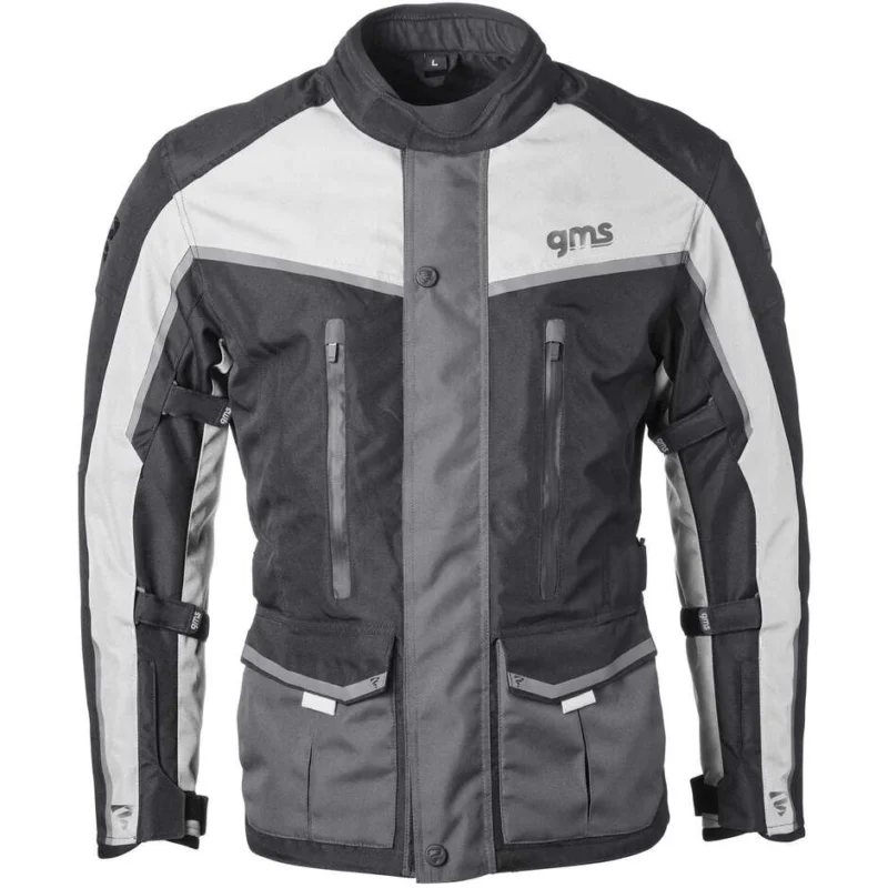 Giubbotto Moto Gms TWISTER NEO WP NeroAntracite Bianco Prezzo Basso