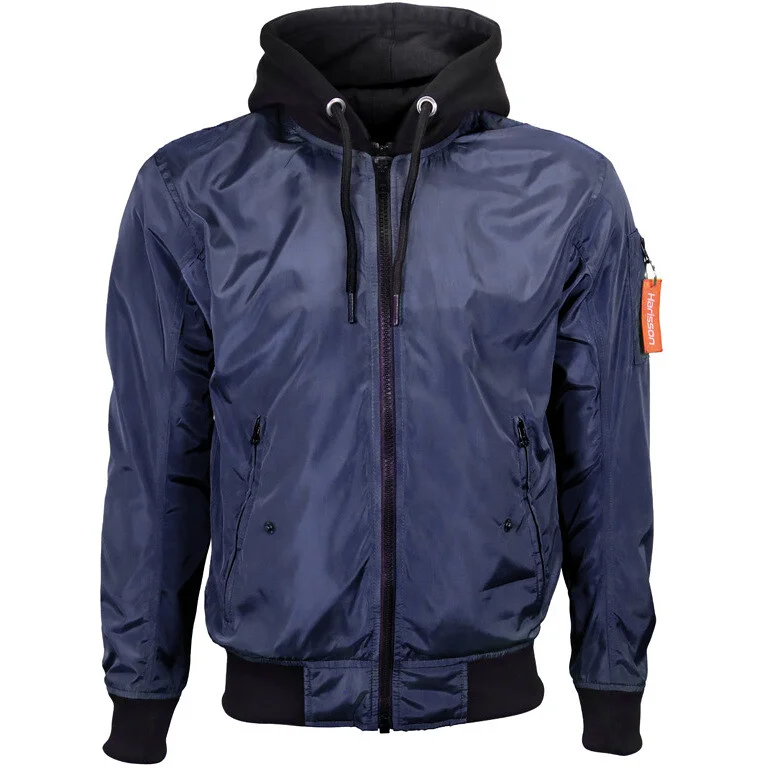 Giubbotto Moto Harisson MAVERICK Blu Più Venduto