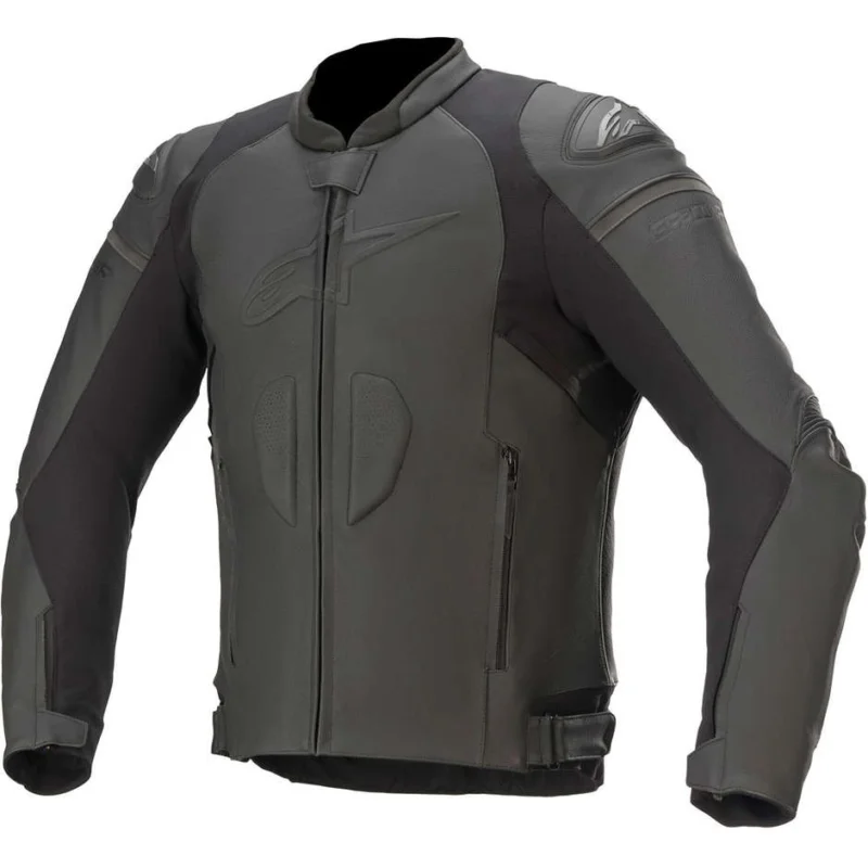 Affare Giubbotto Moto in Pelle Alpinestars GP PLUS R V3 Nero Nero