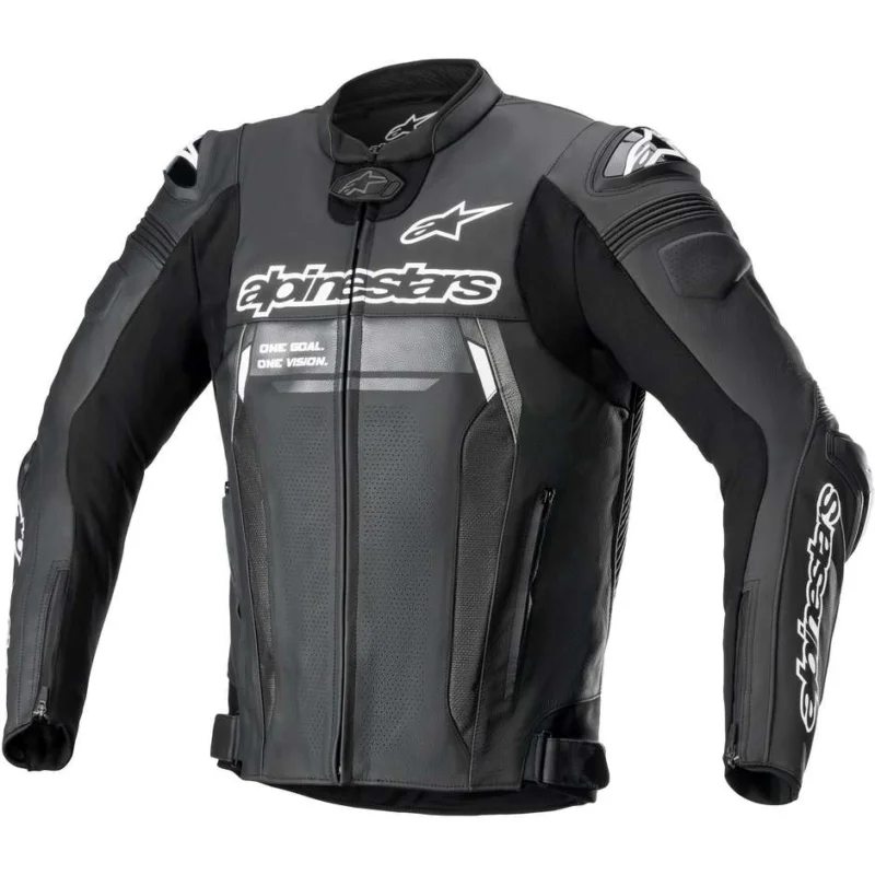 Novità Giubbotto Moto in Pelle Alpinestars MISSILE v2 IGNITION Nero