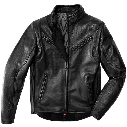 Giubbotto Moto In Pelle Custom Spidi PREMIUM Nero A Buon Prezzo