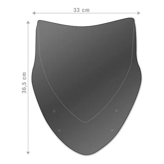 Pagamento Sicuro Barracuda Aerosport Screen Specific for Kawasaki Z1000 (2010-13)