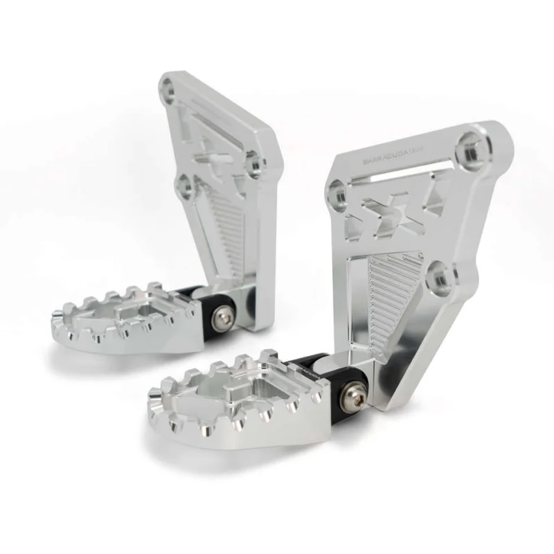 Barracuda Aluminum Footpeg Kit HX7123 Specification for Honda X-ADV Gunmetal Promozione