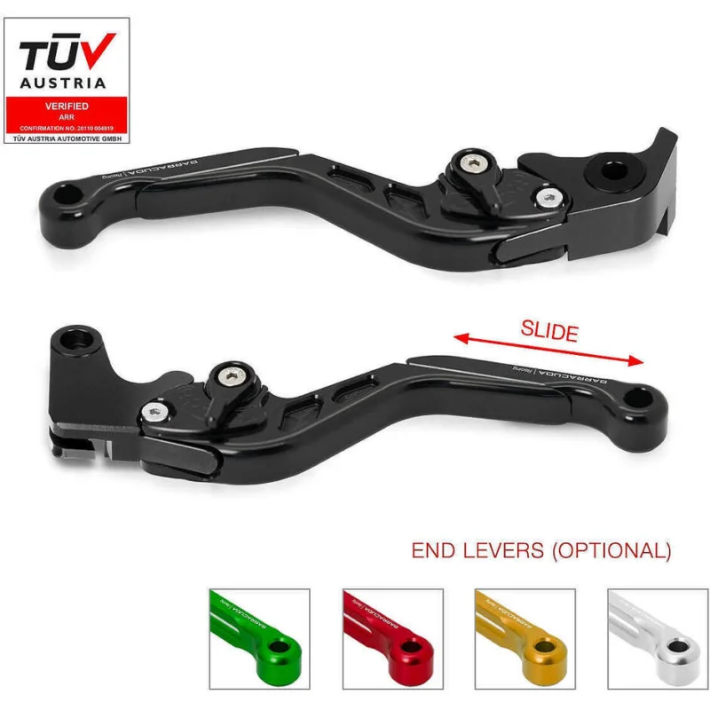 Barracuda Brake and Clutch Lever Kit Specific for KAWASAKY Various Models Vendita Finale