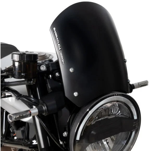 Barracuda CLASSIC Black Aluminum Windshield Specific for Husqvarna Vitpilen 701 (2018-22) Offerta Del Giorno