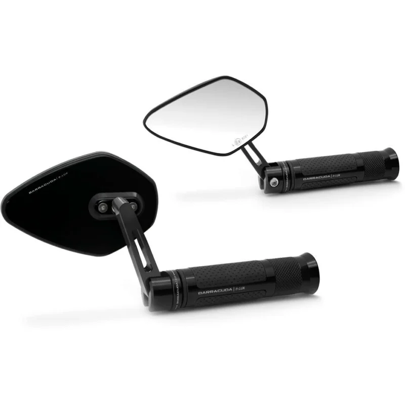 Solo Oggi Barracuda Homologated Rear View Mirrors SKIN-X BAR END B-LUX