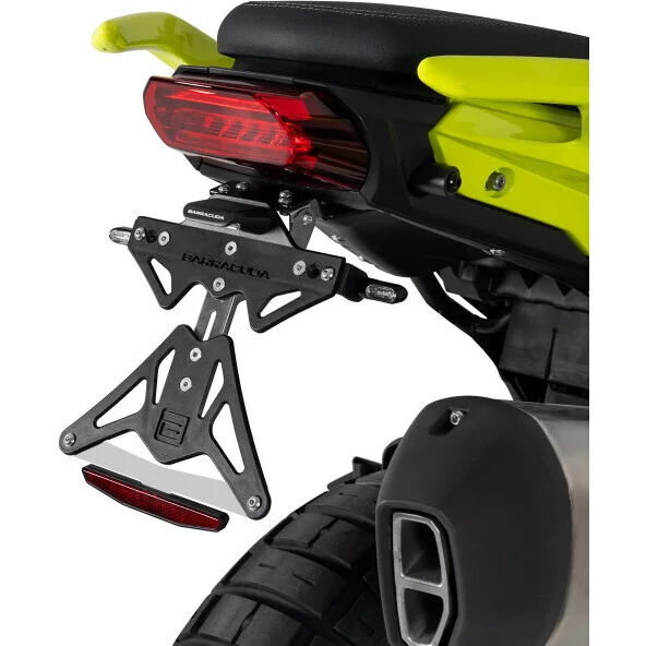 Barracuda Motorcycle License Plate Holder Specific for Benelli LEONCINO TRK 702 X (2023-) Offerta