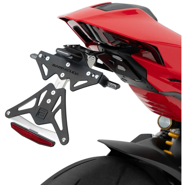 Barracuda Motorcycle License Plate Holder Specific for Ducati Panigale V2-V4 (2025) Spedito Oggi