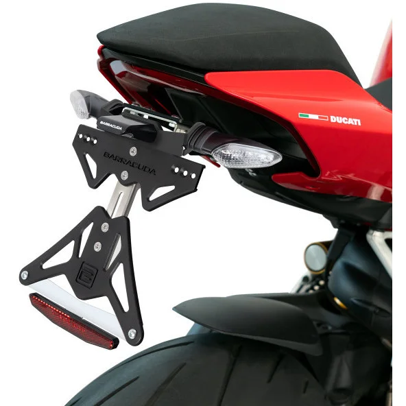 Barracuda Motorcycle License Plate Holder Specific for DucatiPanigale V4-v2 (2020-23); Streetfighter V4;V2 (2020-23) Original Arrows Occasione