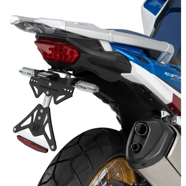 Barracuda Motorcycle License Plate Holder Specific for Honda Africa Twin (2020-21) for Original Arrows Economico