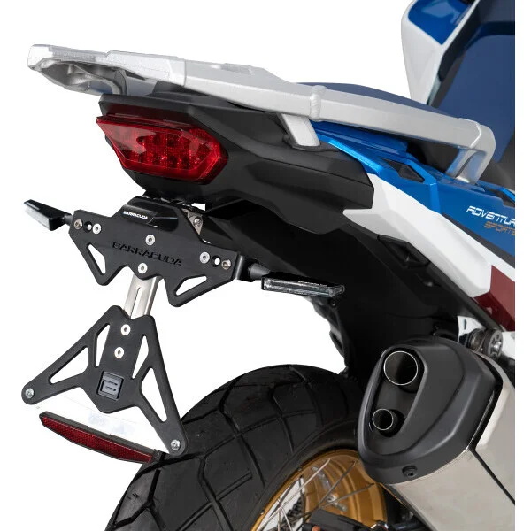 Popolare Barracuda Motorcycle License Plate Holder Specific for Honda Africa Twin (2020-22)