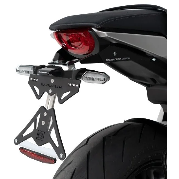 Prezzo Conveniente Barracuda Motorcycle License Plate Holder Specific for Honda CB 1000R (2021-23) For Honda Original Led Arrows