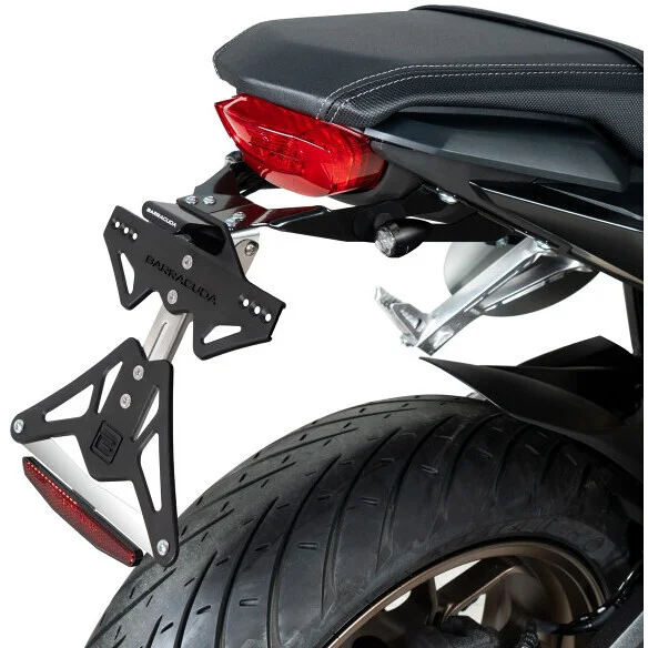 Barracuda Motorcycle License Plate Holder Specific for Honda CBR 650r / CB 650r (2019-20) Reso Gratuito