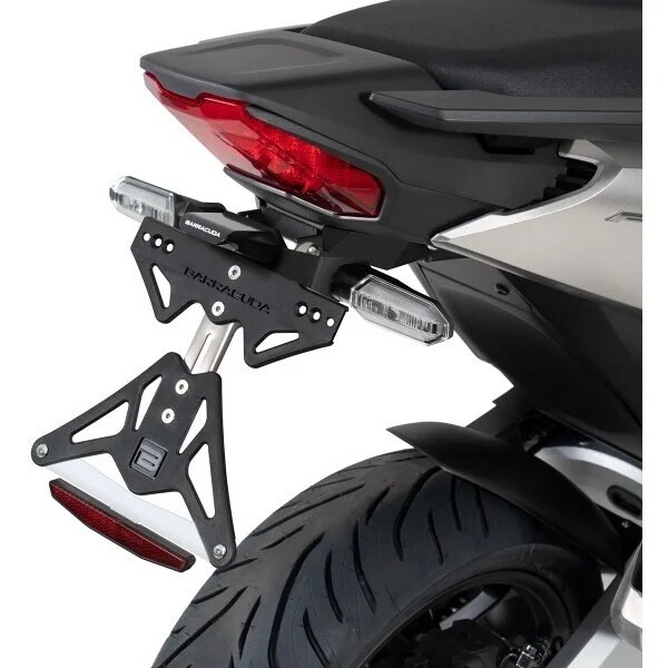 Barracuda Motorcycle License Plate Holder Specific for Honda FORZA 750 (2021) for Original Arrows Promo Stagionale