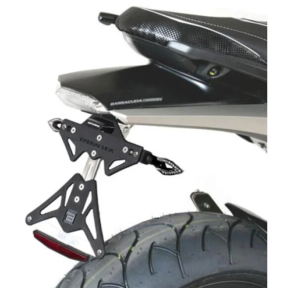 Barracuda Motorcycle License Plate Holder Specific for Honda Hornet 600 (2007 - 2010) Esclusivo